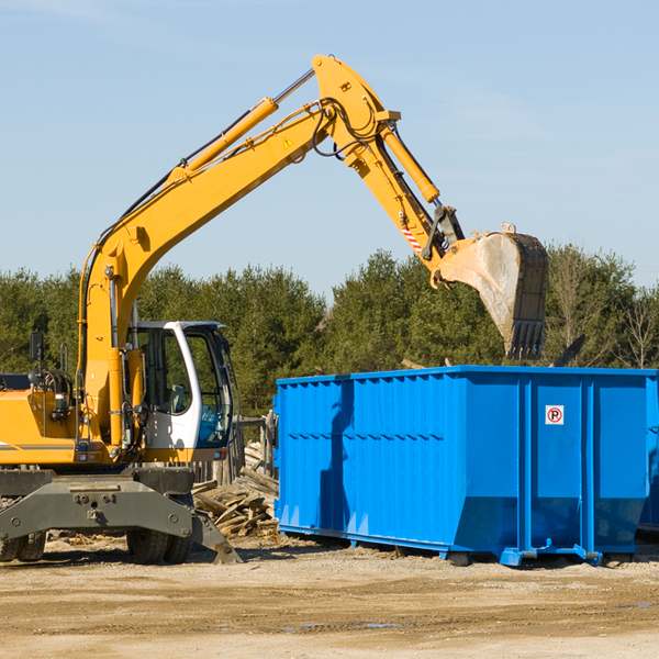 is there a minimum or maximum amount of waste i can put in a residential dumpster in Monrovia MD